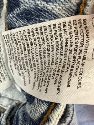 HM Jean Shorts 0 Women High Rise Roll Cuff Blue  Denim