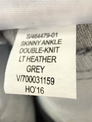 Gap Double Knit Pants 4 Womens Skinny Ankle Gray
