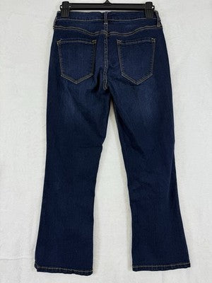 Miraclebody Jeans 4 Miraclesuit Desire Crop Boot Dark Blue Bootcut Denim Womens