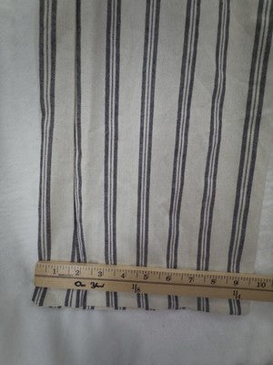 Ci Sono Pants Medium Pull On Straight Leg Lightweight Cotton Blend Ivory Gray