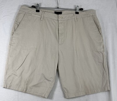 Caribbean Joe Shorts Men’s 40 10” Inseam 100% Cotton Tan Khaki
