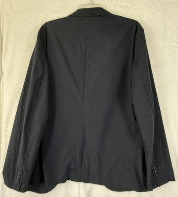 Uniqlo Airsense Blazer Large Mens Navy Blue Jacket Slim Fit