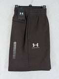 Under Armour Unstoppable Fleece Shorts Medium Mens 7” Brown Sweat New NWT