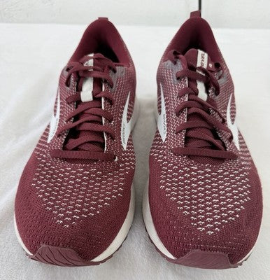Brooks Revel 4 11.5 Mens Burgundy Red Running Shoes Sneakers D