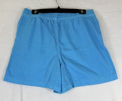 Gap UltraSoft Denim Easy Shorts Medium Tall Womens Cyan Blue Pull On New NWT