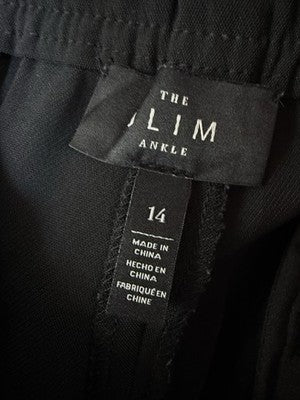 White House Black Market The Slim Ankle Pants 14 Women Black