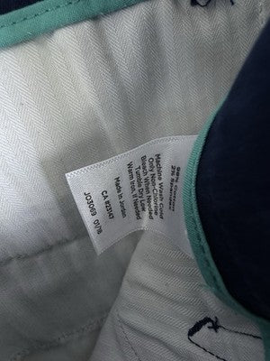 Talbots Perfect Skimmer Pants 6 Navy Blue Womens Capri Chino Chinos