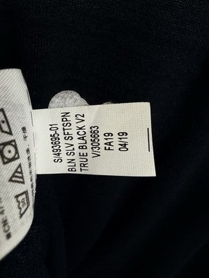 Gap Dress Large Petite Black Softspun Ballon Sleeve Jersey Knit Womens