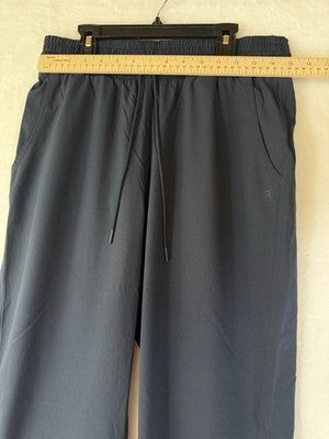 GapFit Tech Relaxed Easy Pants Medium Womens Blue Gap Fit Pull On Elastic Waist