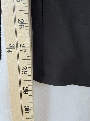 J Jill Wearever Pants Medium Black Smooth Fit Slim Leg Knit Womens Pull On