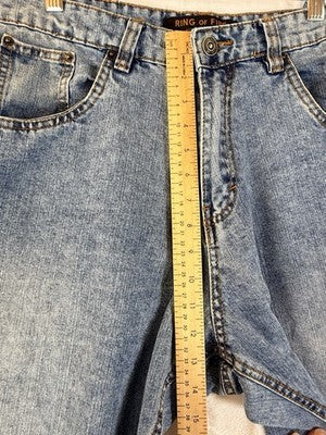 Ring Of Fire Jeans Mens 33x30 Relaxed Denim