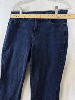 Talbots Jeans 10 Petite Heritage Ankle Blue 10P Womens