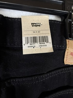 Levis 550 Relaxed Fit Jeans 34x30 Mens Black Levi’s New NWT