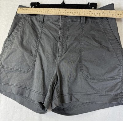 Old Navy OG Chino Shorts Large Womens Gray High Rise 4.5”
