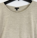 Talbots 3X Petite Tops Sweater Beige Elbow Sleeve Plus Size Womens 3XP
