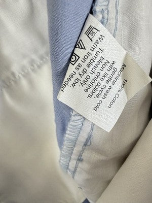 J Crew Gramercy Shorts 35 Mens Blue 9”Horseshoes Horse Print 100% Cotton Chino
