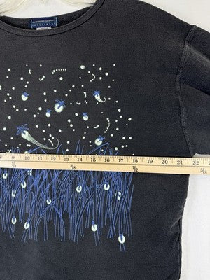 Vintage Liberty Graphics Shirt Diana Dee Tyler Fireflies Maine Sweatshirt Medium