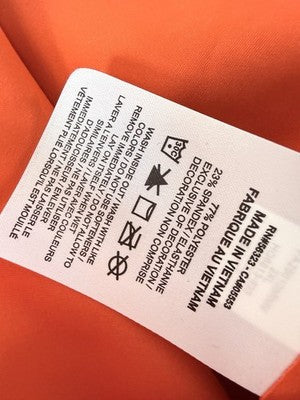 Nike Universa Leggings XXL Womens High-Waisted 7/8 No Front Seam Orange New NWT