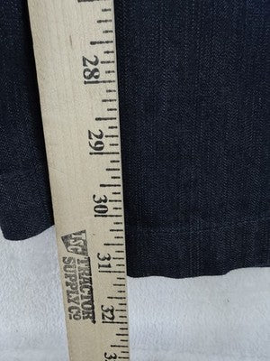 Dockers Womens Pants 14 Medium Denim Trousers Jeans Dark Blue Straight Leg