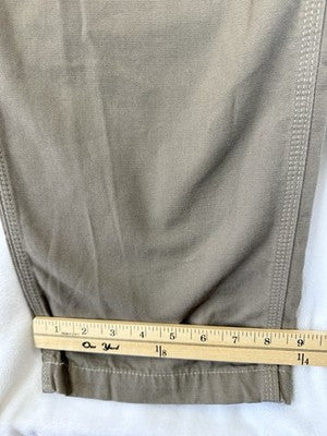 Carhartt Canvas Utility Work Pants 33x32 Dungaree Fit Hamilton B175 Mens