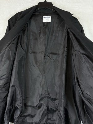 Old Navy Blazer Women 3X Black Suit Jacket Classic Stretch Plus Size New NWT