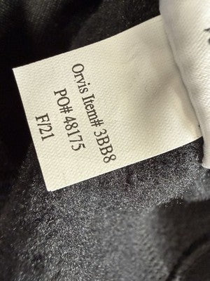 Orvis Sweater Fleece Vest Medium Womens Black Full Zip