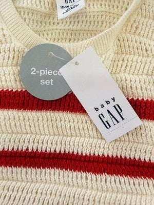 Baby Gap Crochet Outfit Set Girls 12-18 Months 2Pc Set Outfit Summer New
