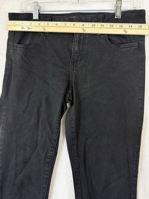 American Eagle Jeans Women 10 Short Jeggings Black Skinny Denim