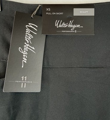 Lady Hagen Golf Skort XS Womens Black Pull On Skirt W/ Shorts New NWT