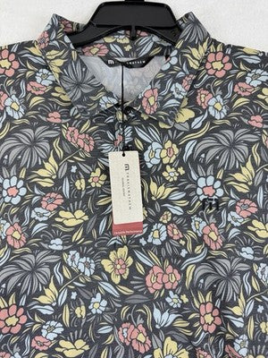 Travis Mathew Golf Polo Shirt XXL Men TravisMathew 2XL Featherweight Heater New