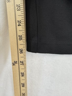 Briggs Pull On Pants Womens Petite Large Black Ponte Knit PL