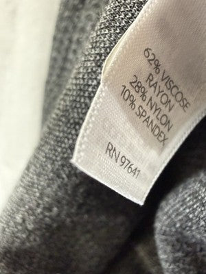 J Jill Ponte Leggings Large Gray Womens Knit Pull On Pants