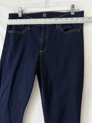 Gap True Skinny Jeans 30 Short Womens Dark Blue Rinse Denim