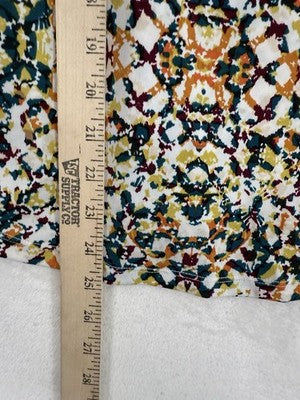 The Limited Top Medium Sleeveless Floral Lightweight Womens Halter Blouse Tops