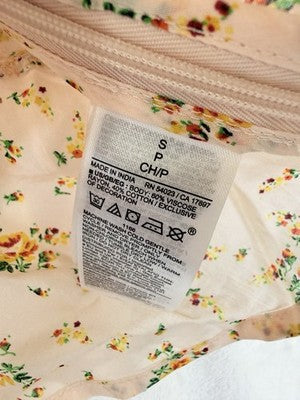 Gap Top Small Womens Babydoll Flutter Sleeve Floral Whimsical Fairycore New NWT