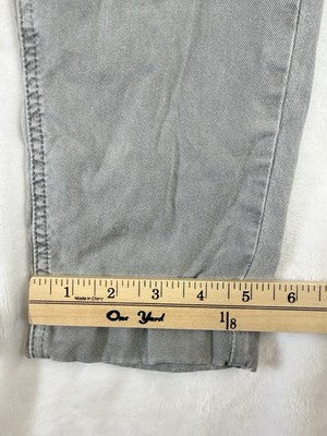 Paige Christy Pants Jeans 25 Gray Womens Denim Drawstring Mid Rise