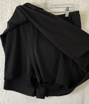 Torrid 2 Skort Black Stretch Pull On Plus Size Womens 2X