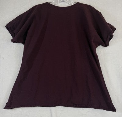Mexicali Blues Top Small Plum Purple Womens Short Sleeve 100% Cotton