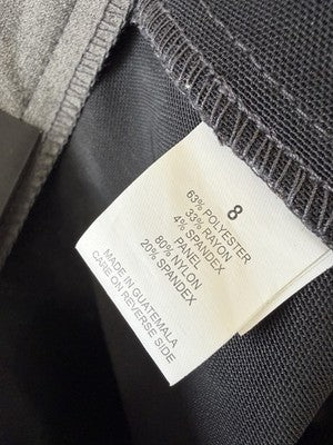 Napa Valley Dress Pants 8 Women Gray Comfort Waist Slimming Straight Leg New NWT