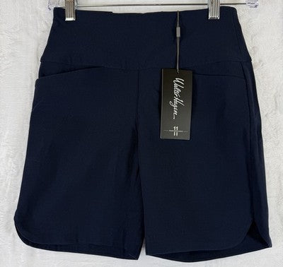 Walter Hagen Golf Shorts XS Womens Pull On Navy Blue Sculpt Lady New NWT
