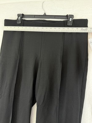 Gap Double Knit Ponte Crop Kick Pants XXL Women Black Pull On New NWT