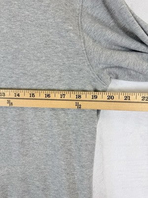 LL Bean Interlock Turtleneck Top Medium Womens Gray Knit Long Sleeve Tops