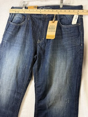 Old Navy Jeans Mens 36x30 Bootcut Y2K Deadstock Dark Blue Denim Vintage New NWT