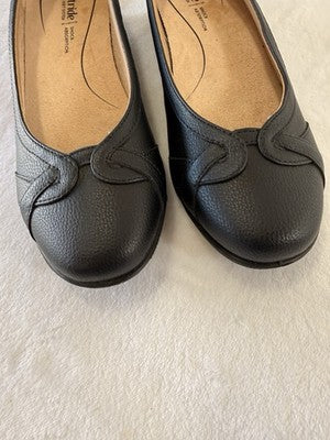LifeStride Shoes For Women 8 Wide Infinite Loafer Black Slip On Flats