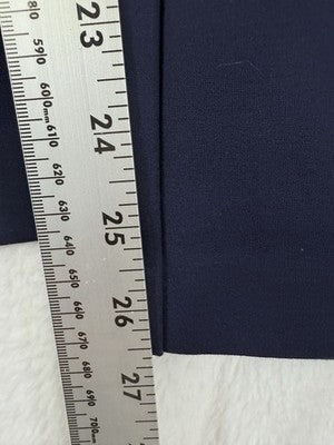 Gap Double Knit Ponte Crop Kick Pants XXL Women Navy Blue Pull On New NWT