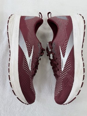 Brooks Revel 4 11.5 Mens Burgundy Red Running Shoes Sneakers D
