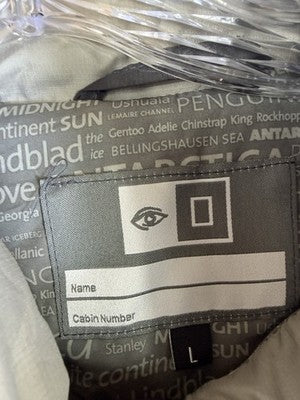 National Geographic Lindblad Expeditions Antarctica Jacket Large Gray Mens