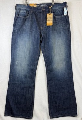 Old Navy Jeans Mens 36x30 Bootcut Y2K Deadstock Dark Blue Denim Vintage New NWT
