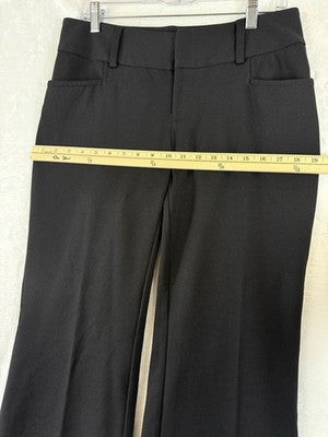 Inc International Concepts Dress Pants 8 Black Ponte Knit Bootcut Womens