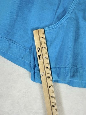 Gap UltraSoft Denim Easy Shorts Medium Tall Womens Cyan Blue Pull On New NWT